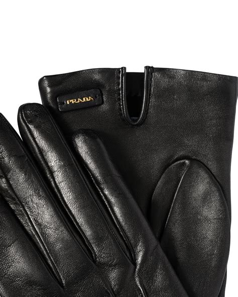 prada gooves|prada leather gloves.